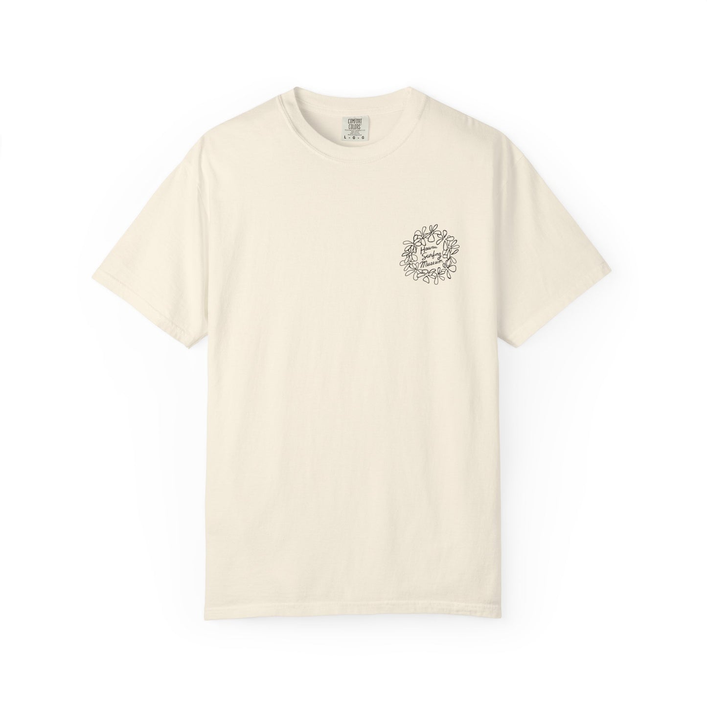 Art Collage Hawaii Surfing Museum Tee