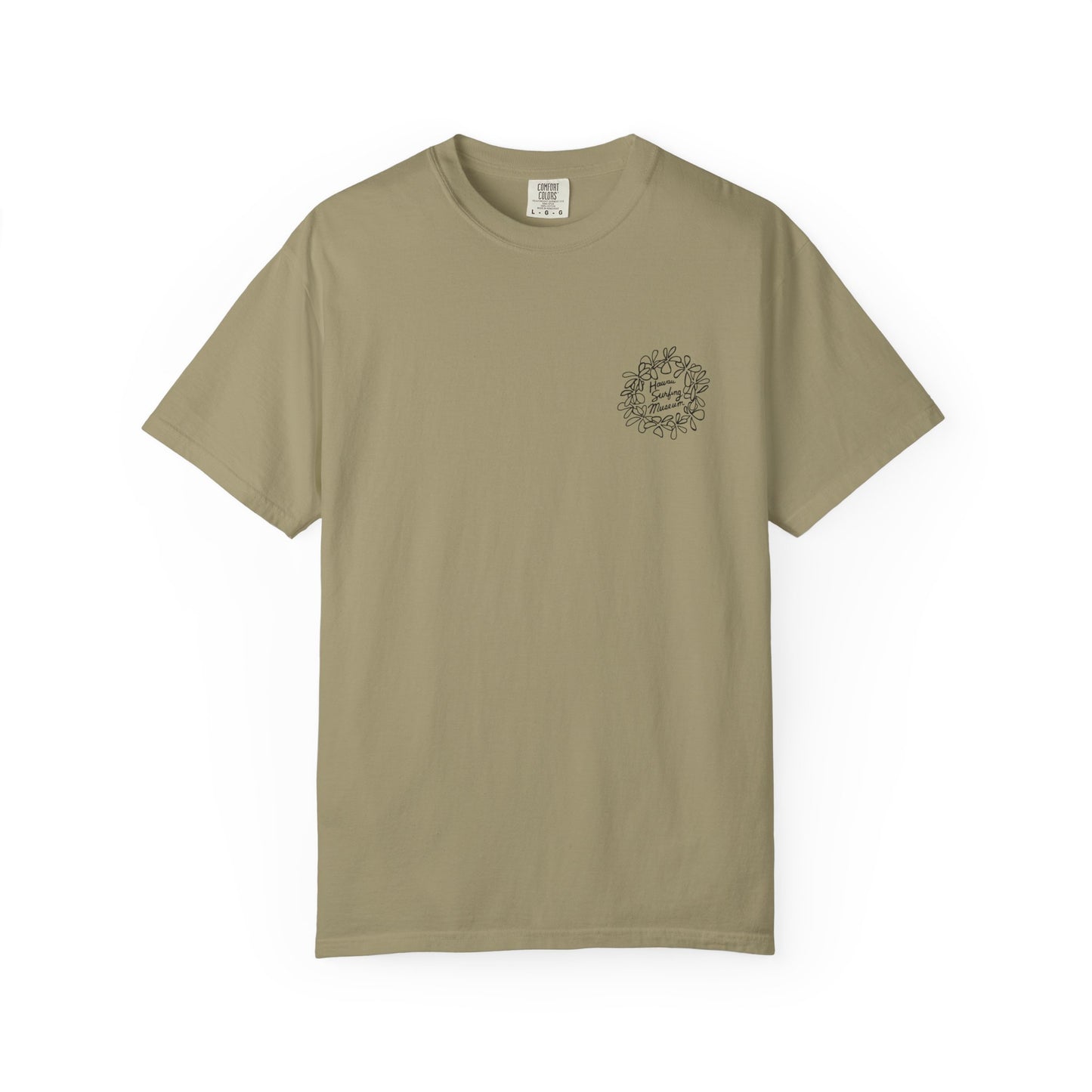 Art Collage Hawaii Surfing Museum Tee