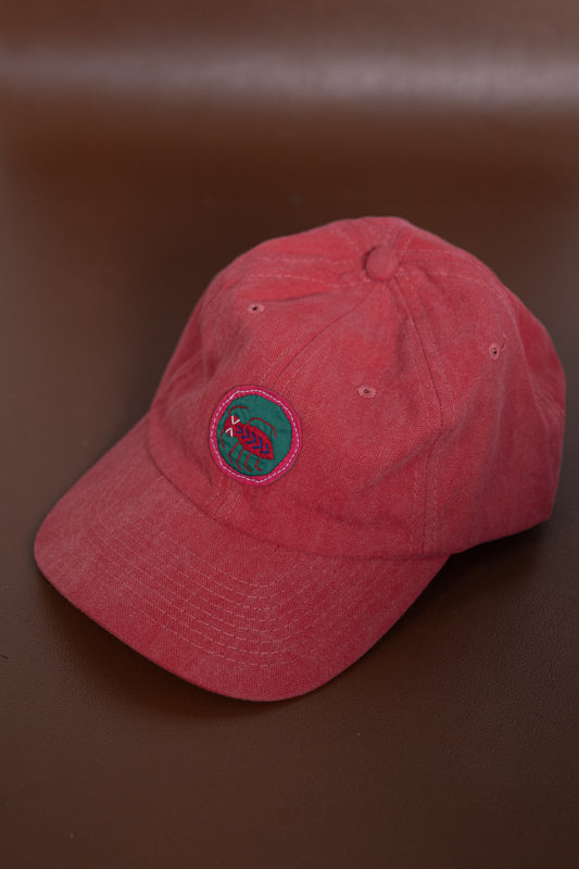 Faded pink hat