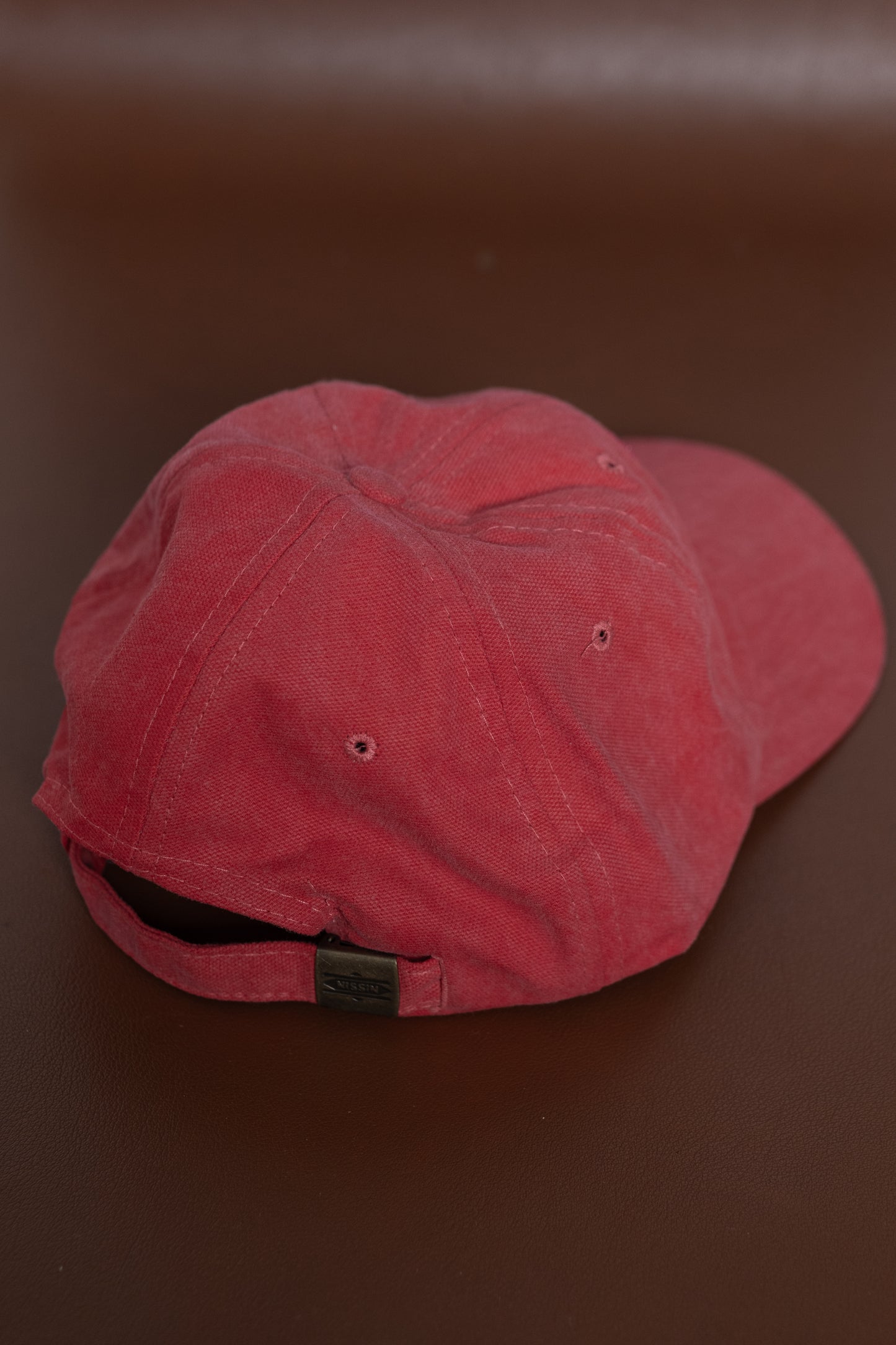 Faded pink hat