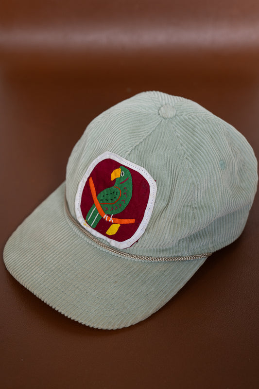 Light blue corduroy hat