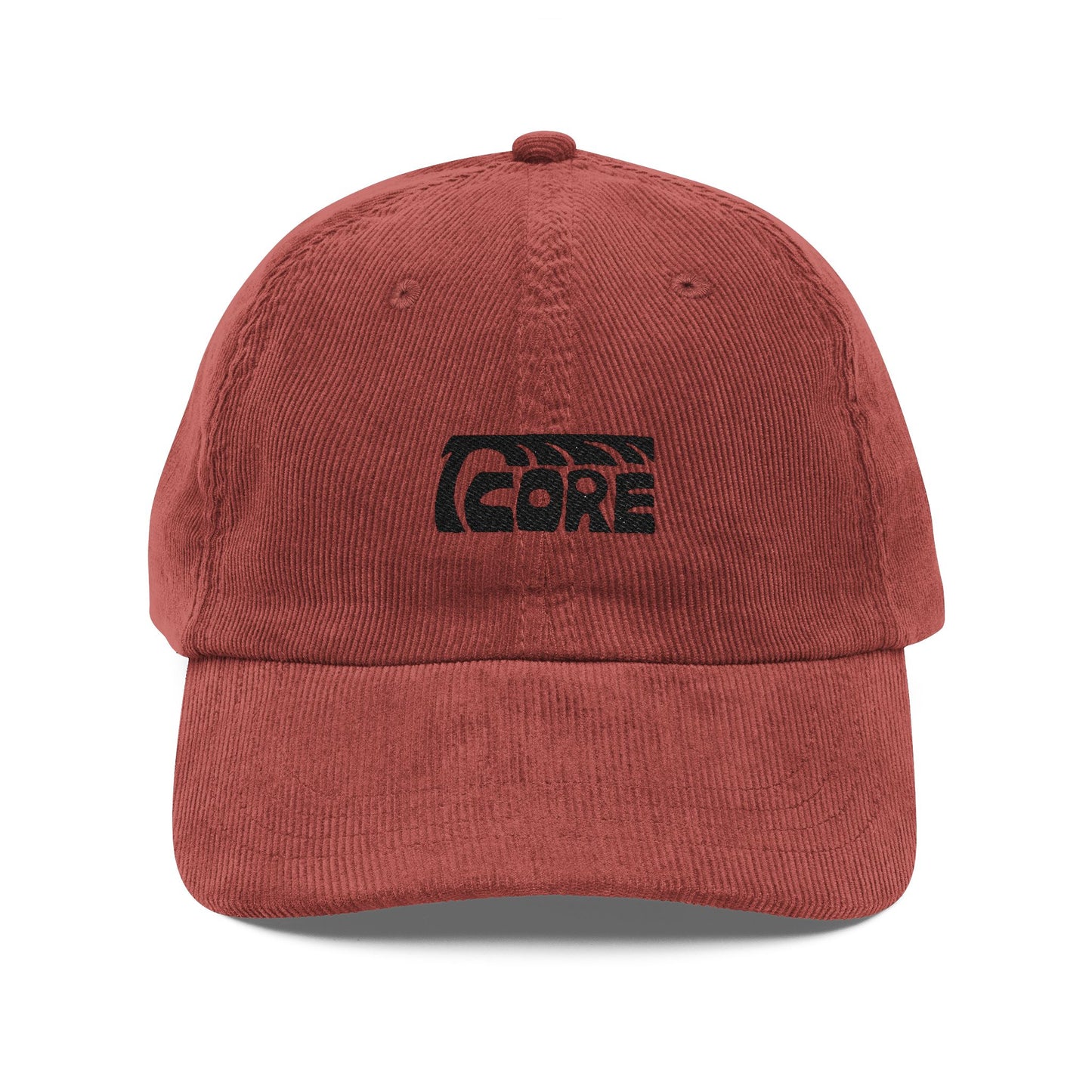 C.O.R.E Corduroy Hat - black logo