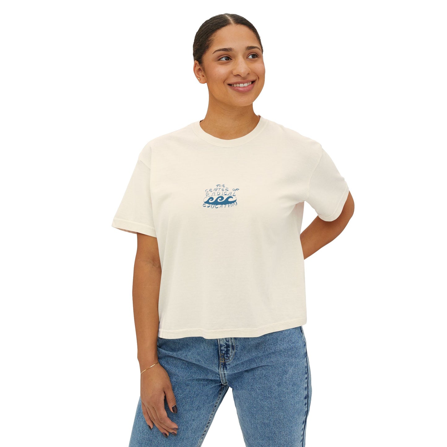 Women's Boxy Tee Wave