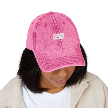 C.O.R.E Vintage Hat - white logo