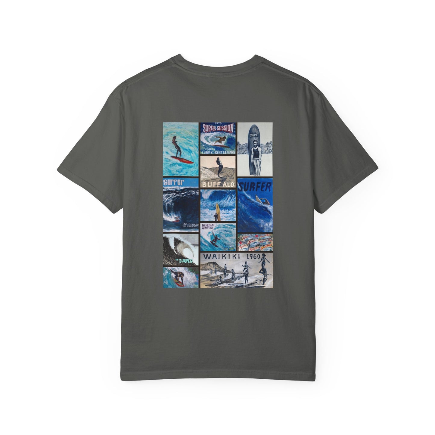 Art Collage Hawaii Surfing Museum Tee