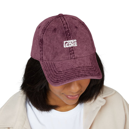 C.O.R.E Vintage Hat - white logo