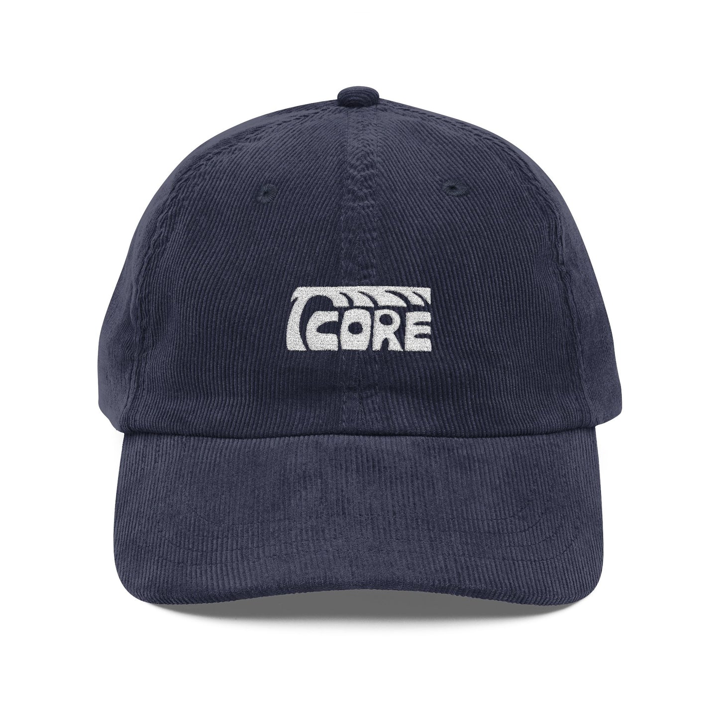 C.O.R.E Corduroy Hat - white logo