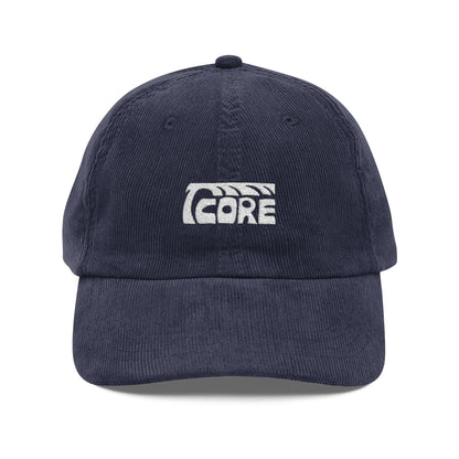 C.O.R.E Corduroy Hat - white logo