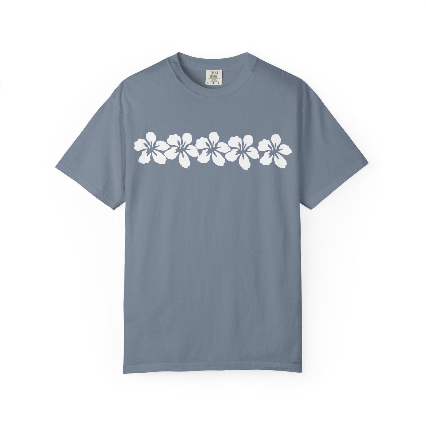White Hibiscus Tee