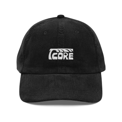C.O.R.E Corduroy Hat - white logo