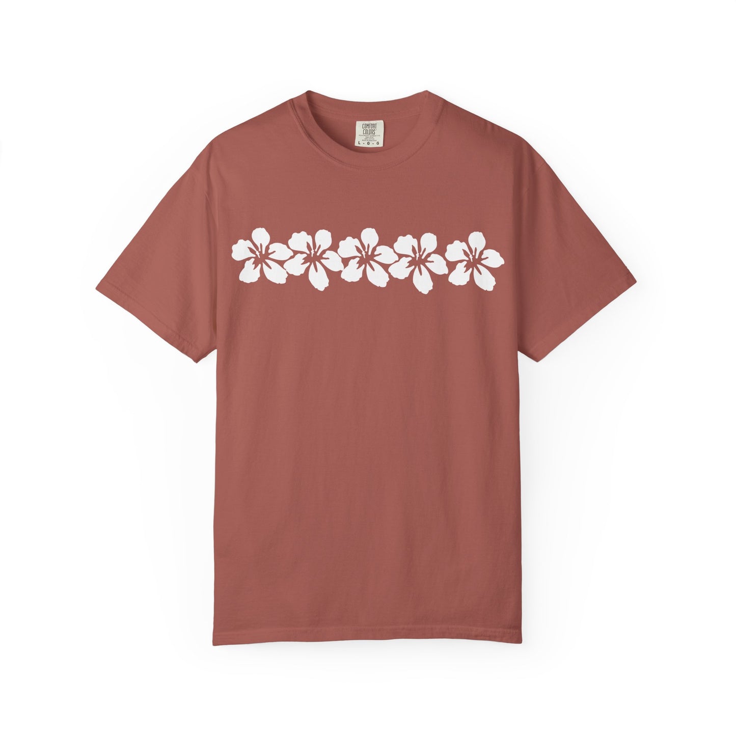 White Hibiscus Tee