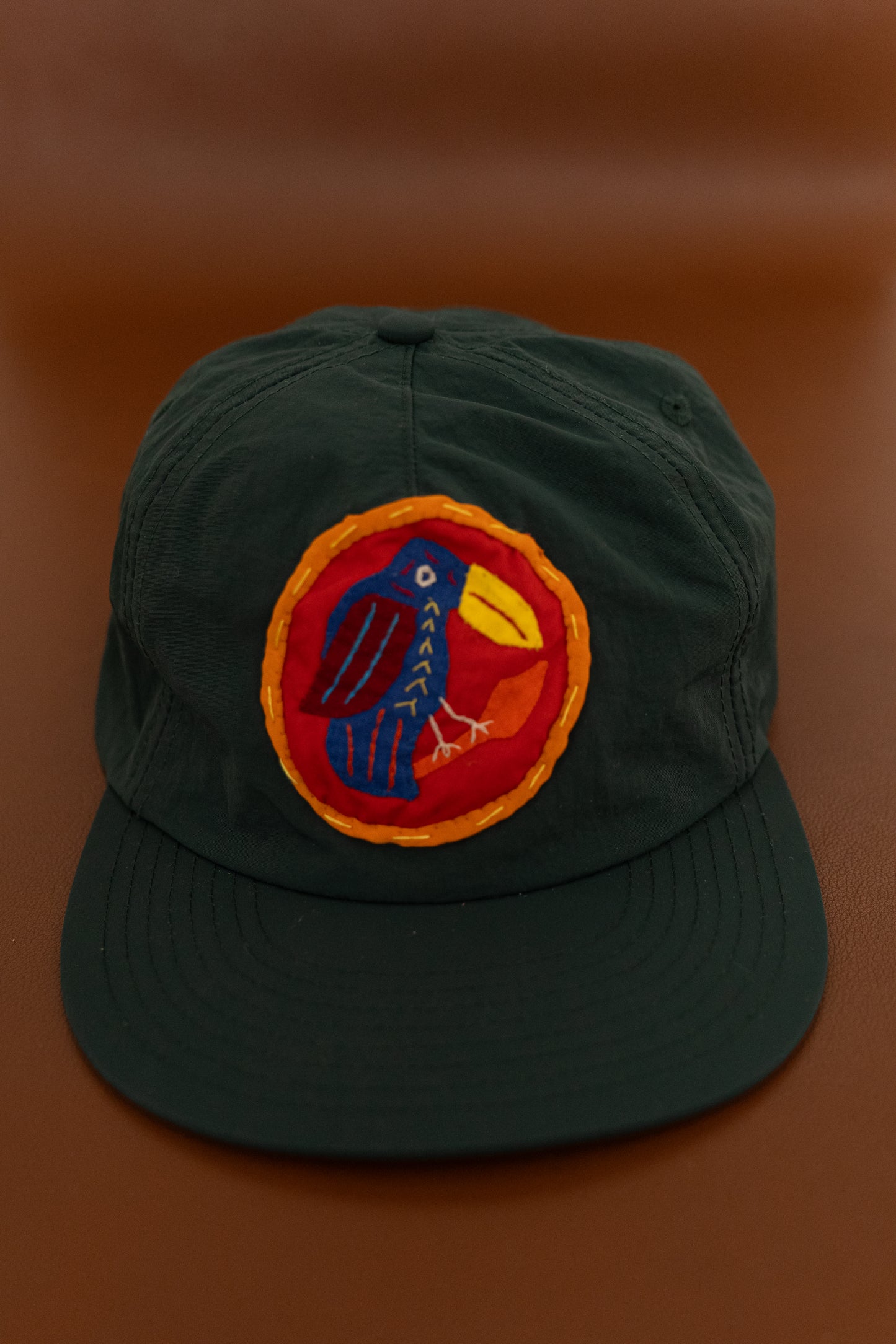 Dark Green Nylon Hat