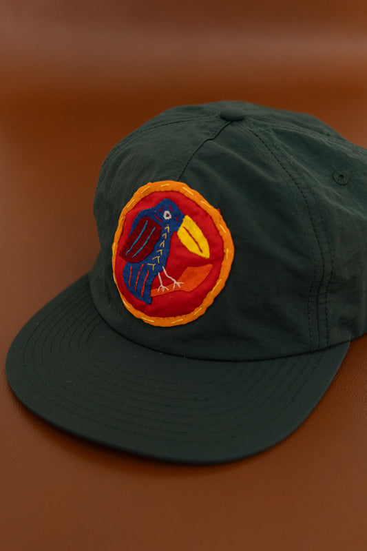 Dark Green Nylon Hat