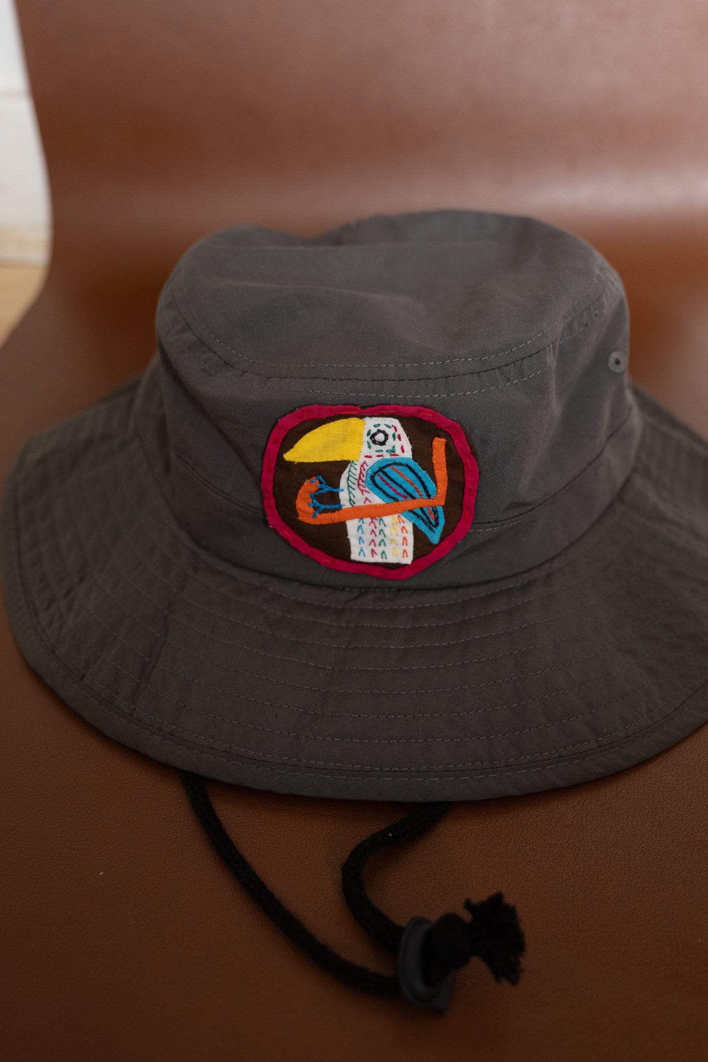 Grey Beach Hat