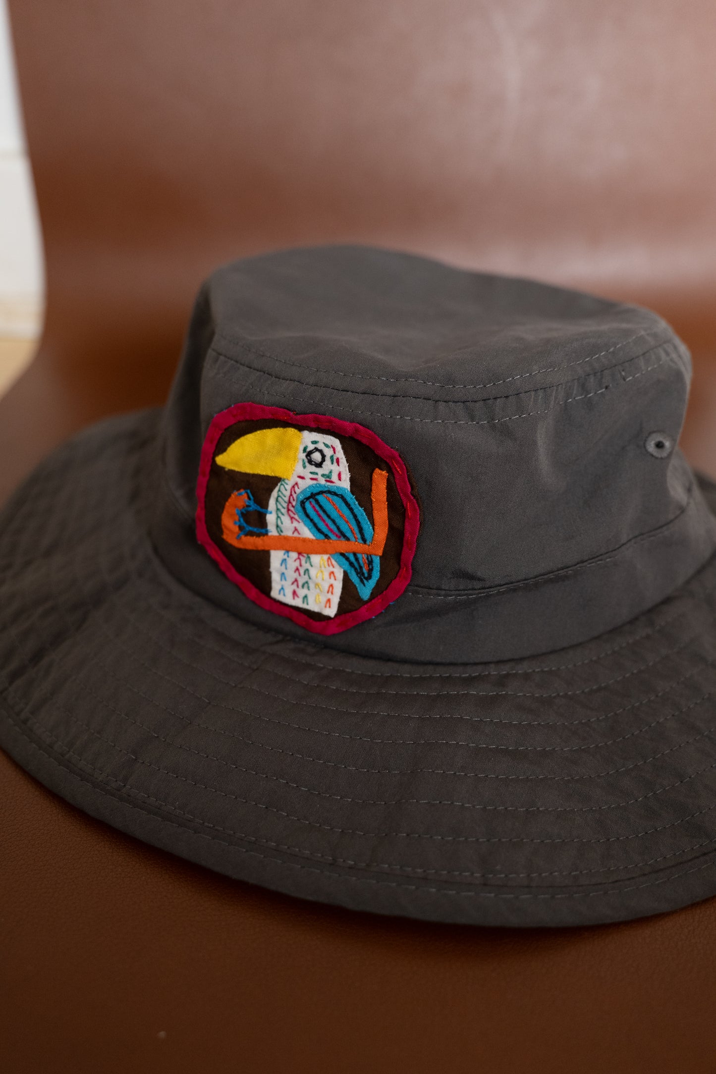 Grey Beach Hat