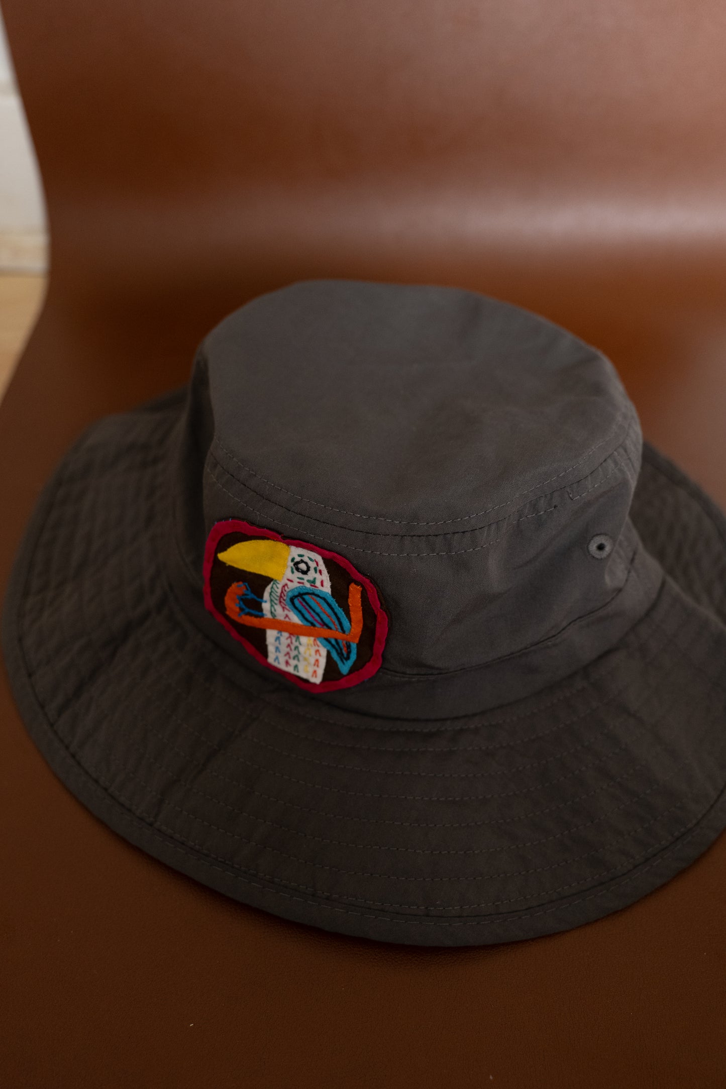 Grey Beach Hat